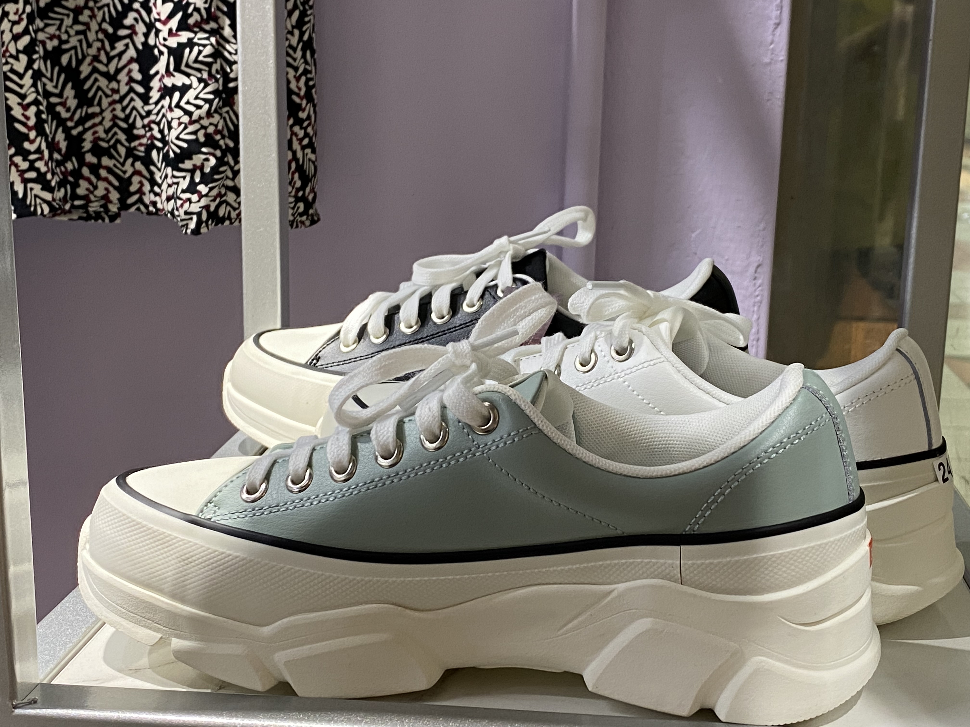 厚底真皮款鞋(88021)