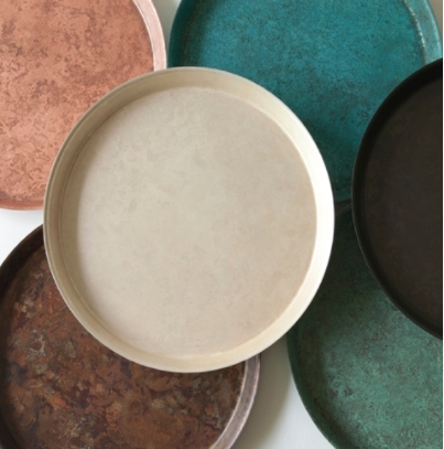 折井Orii 手工銅製托盤 M (6色)