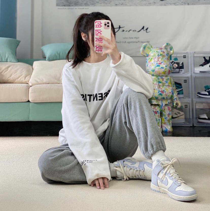 NIKE DUNK HIGH "Football Grey" 香芋紫 薰衣紫 女款