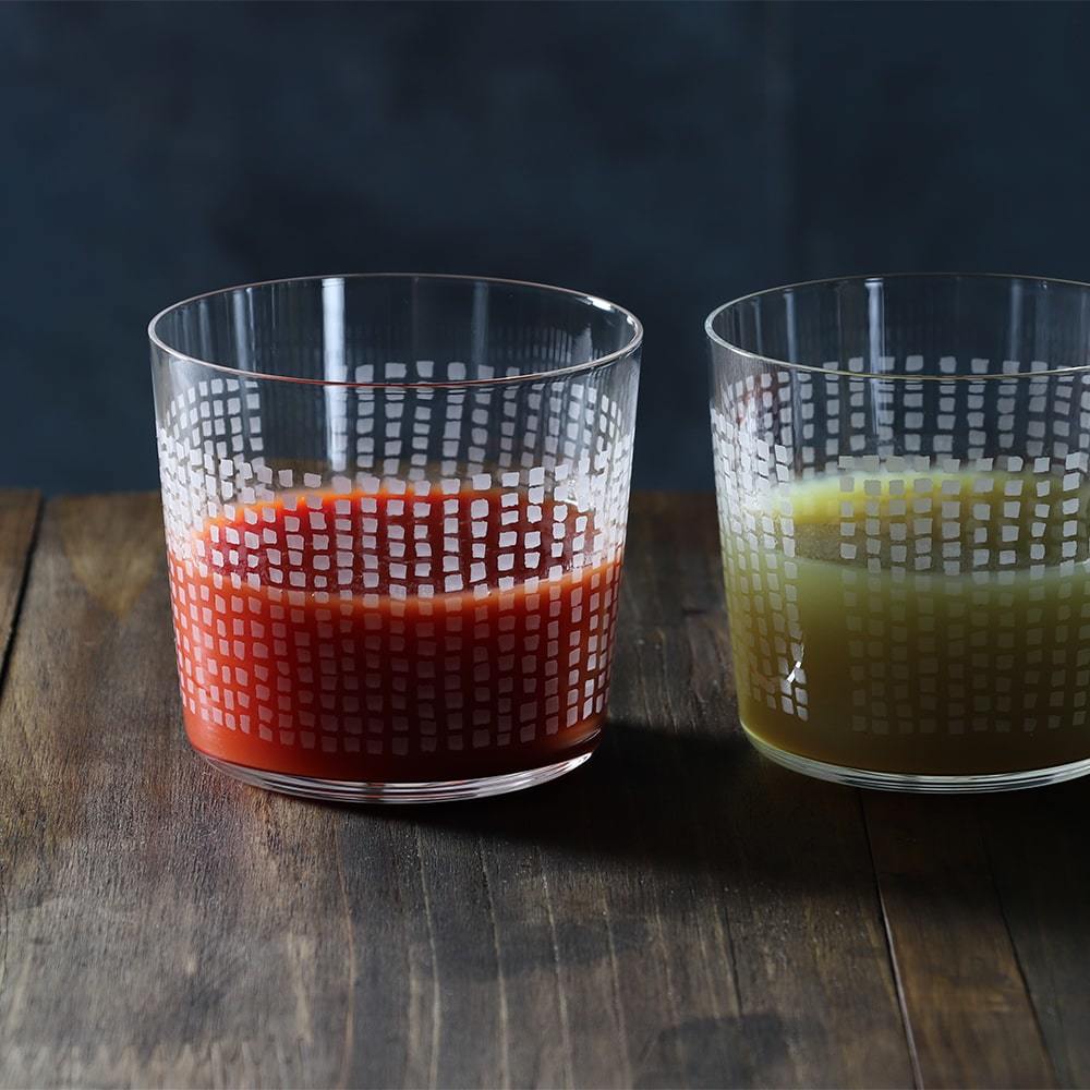 木村硝子店 格紋水杯