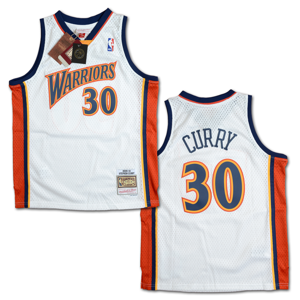 Mitchell & Ness 金州勇士隊 Stephen Curry 2009-2010 青年版 Swingman 球衣