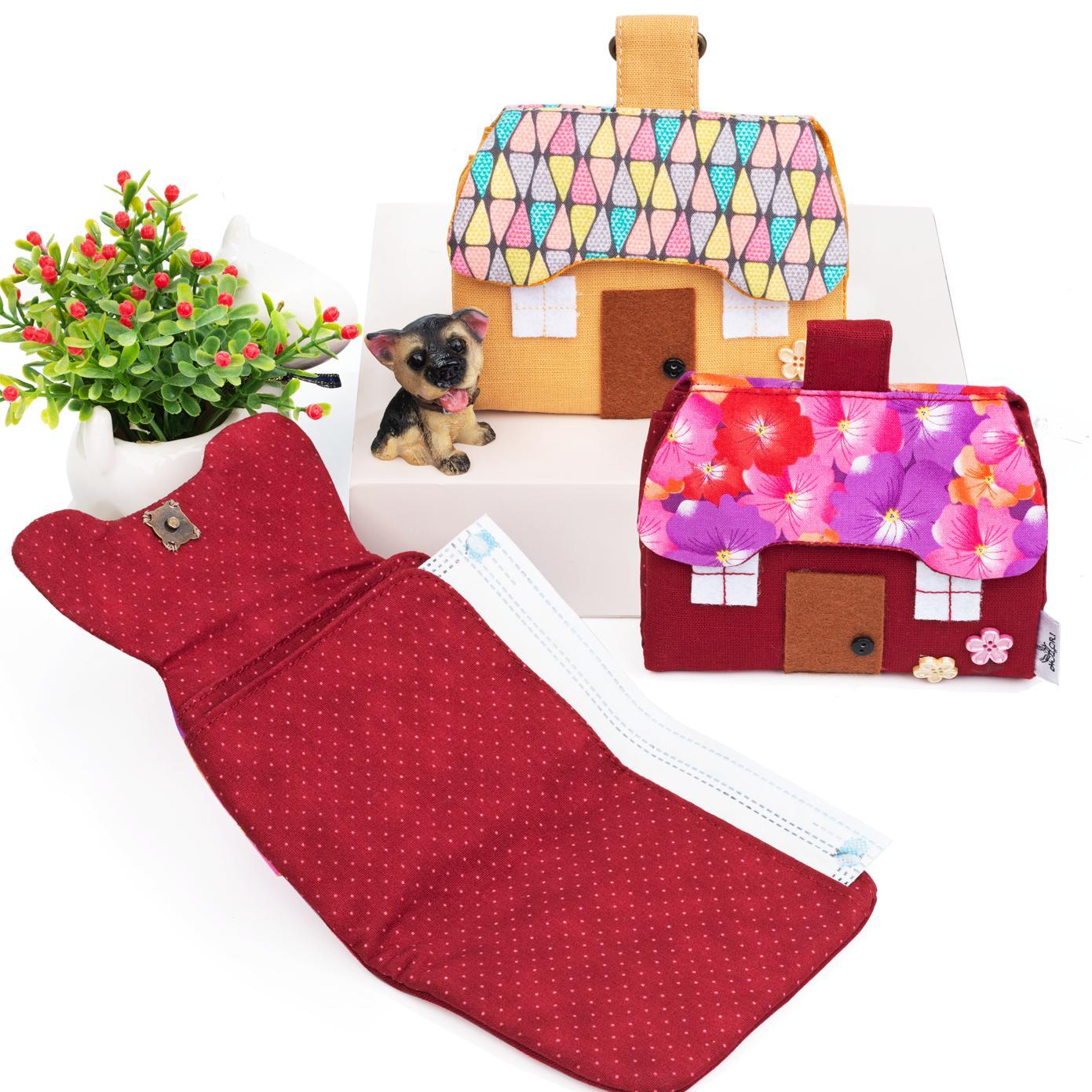 房子造型面紙口罩收納袋(材料包)個