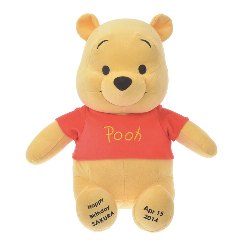 預購┃日本 迪士尼 客製化 小熊維尼 娃娃