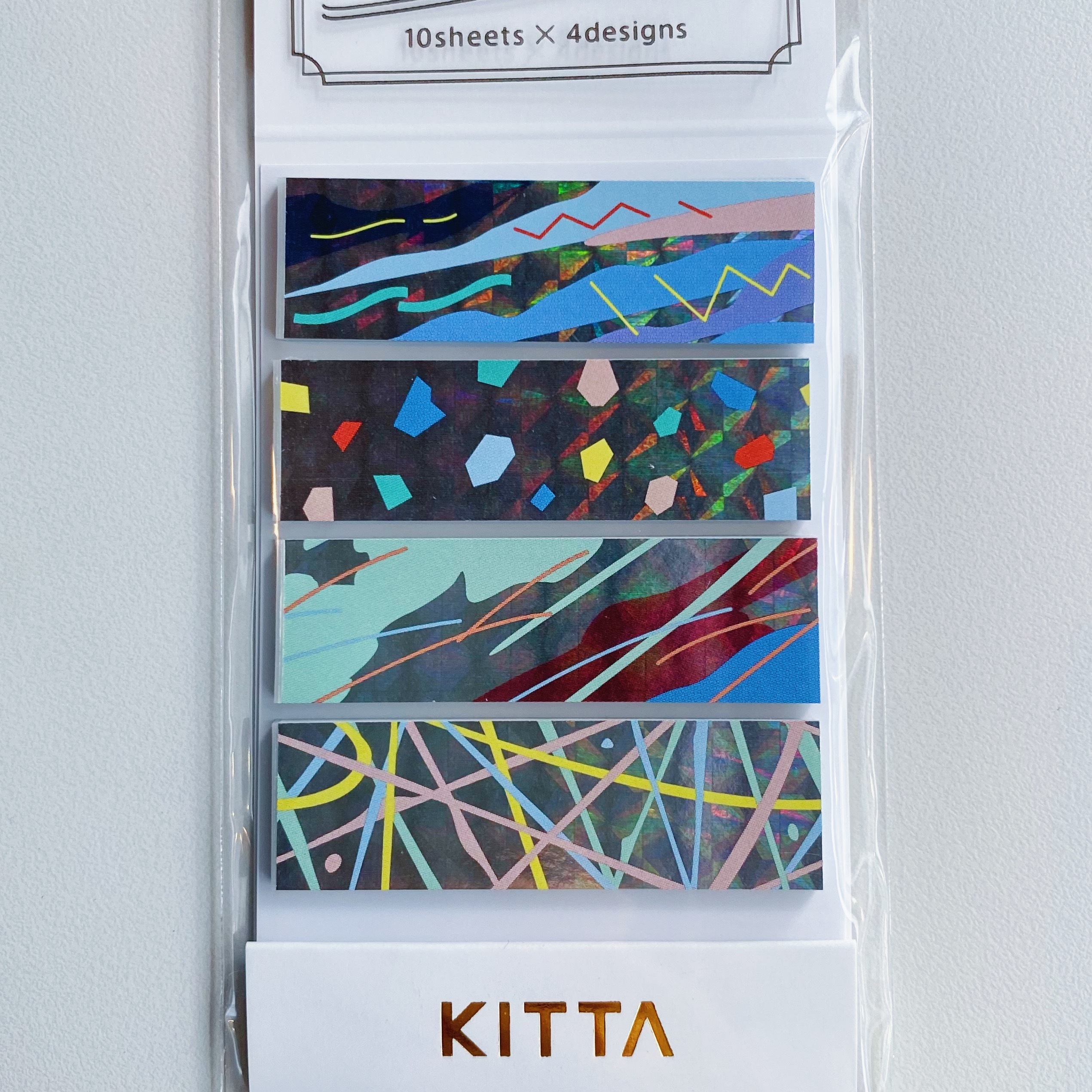 日本 KITTA 隨身攜帶和紙膠帶 玻璃紙/幾何/ KITP003