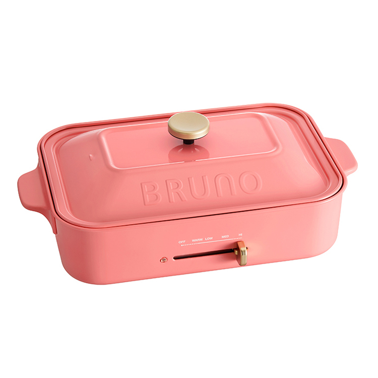 BRUNO Compact Hot Plate 多功能電熱鍋（亮粉紅）