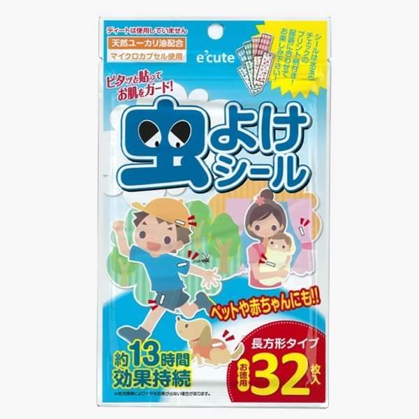 日本製天然蚊貼32片