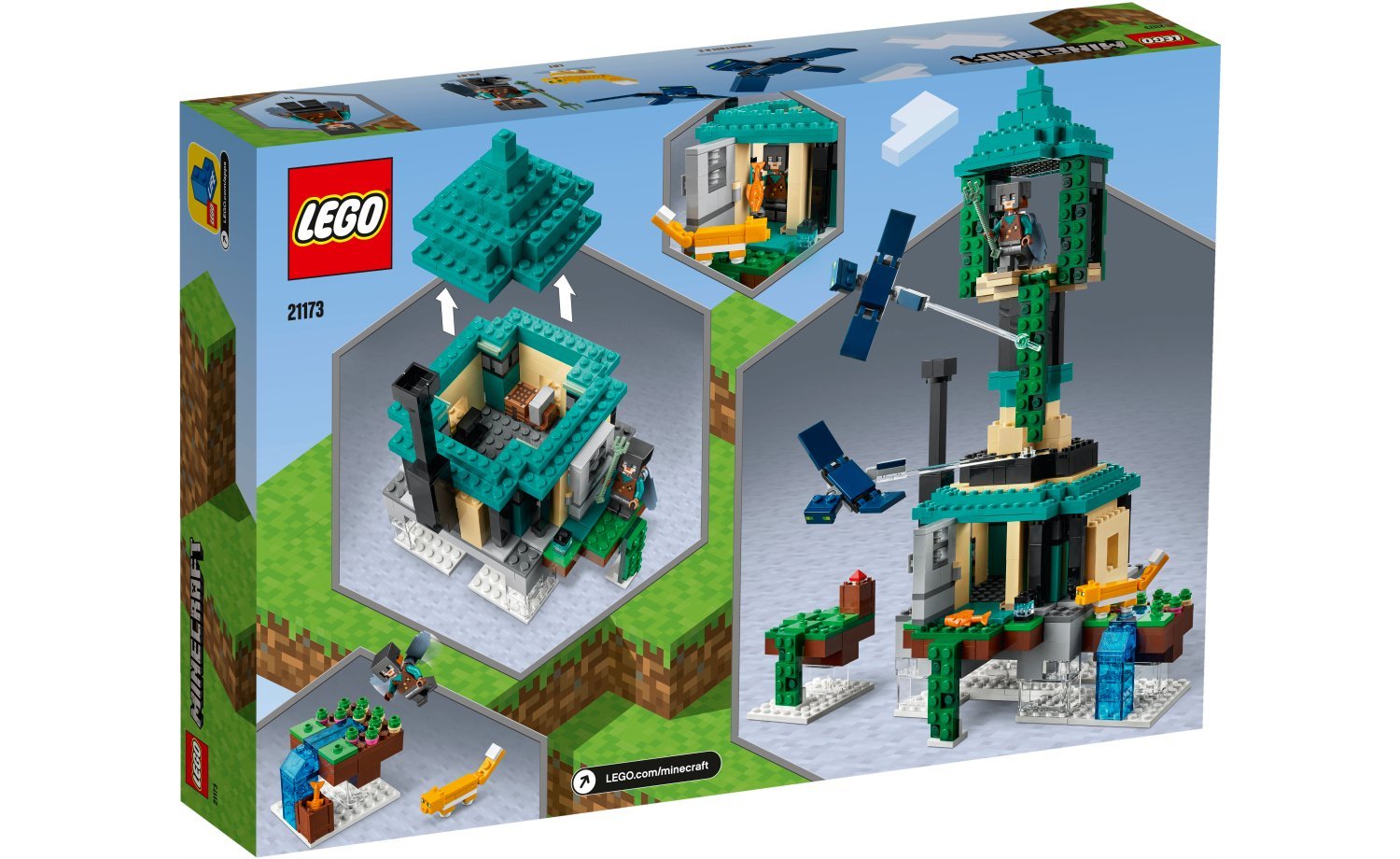 [飛米樂高積木磚賣店] LEGO 21173 Minecraft-天空之塔