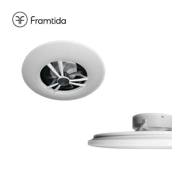 英國 Framtida - Aeolus-X 貼頂風扇燈