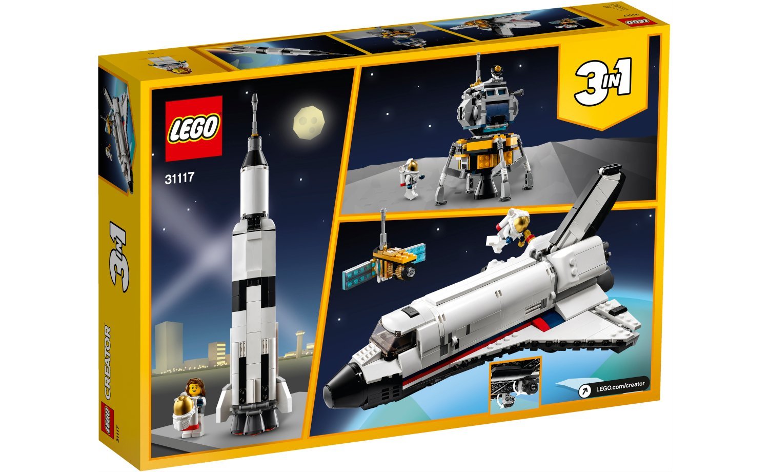 [飛米樂高積木磚賣店] LEGO 31117 Creator-太空梭歷險