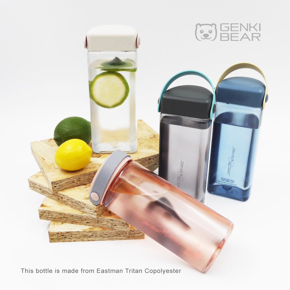 【GENKI BEAR】半月Tritan 隨身水瓶 500ml 共四色