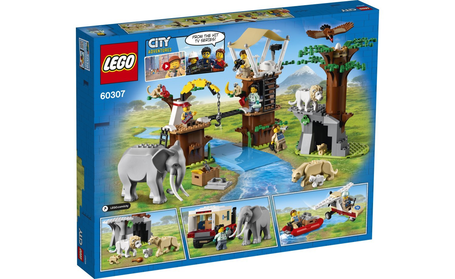 [飛米樂高積木磚賣店] LEGO 60307 City-野生動物救援營