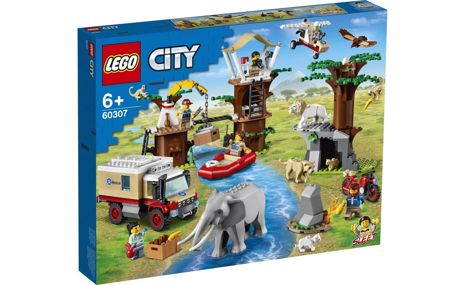 [飛米樂高積木磚賣店] LEGO 60307 City-野生動物救援營