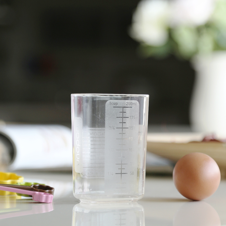 【Unopan PC Plastic Measuring cup 200CC】Kitchen tool baking 耐高温耐热量杯精准厨房用具 UN31004