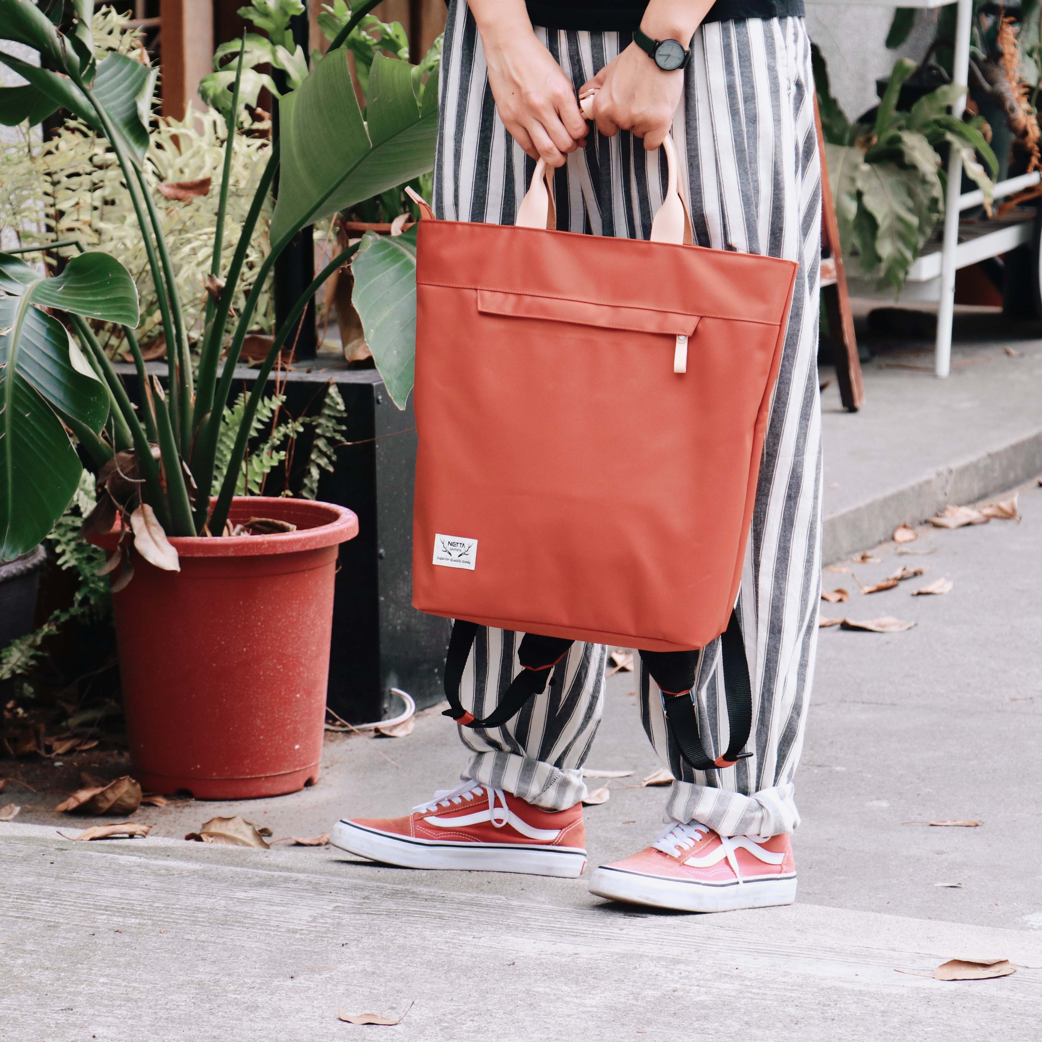 日光植鞣系列手提後背包 (2色)｜NETTA