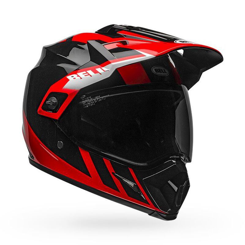 BELL MX-9 ADV MIPS DASH GLOSS BLACK/RED/WHITE 黑紅白 多功能帽