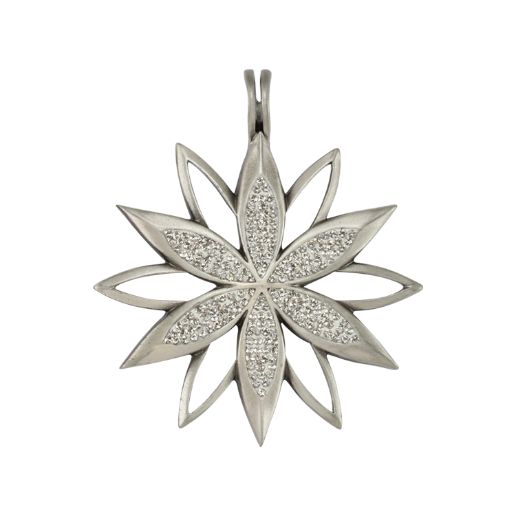 Bico吊墜，女士吊墜 滿天星丁香花；光彩奪目的生活（2080白色）