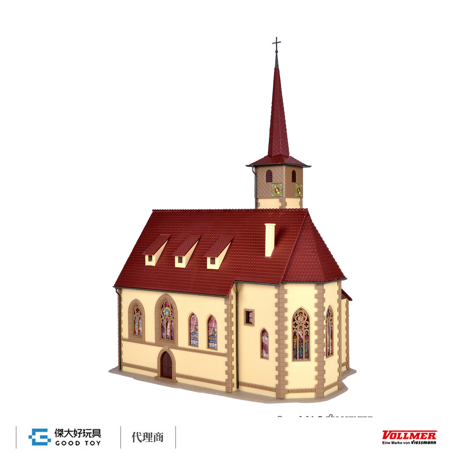 Vollmer 43769 HO Village church Ditzingen