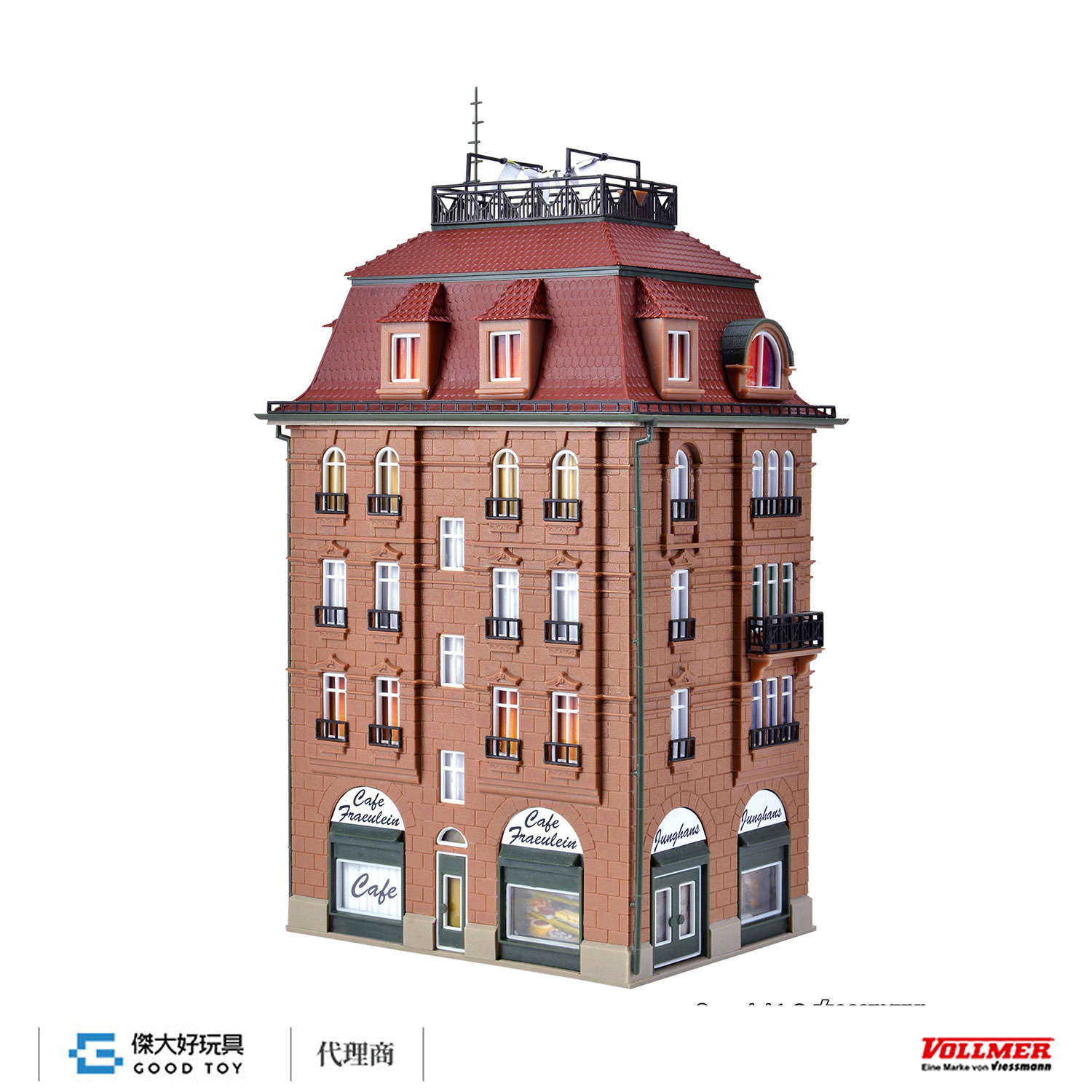 Vollmer 43770 HO Romantic café
