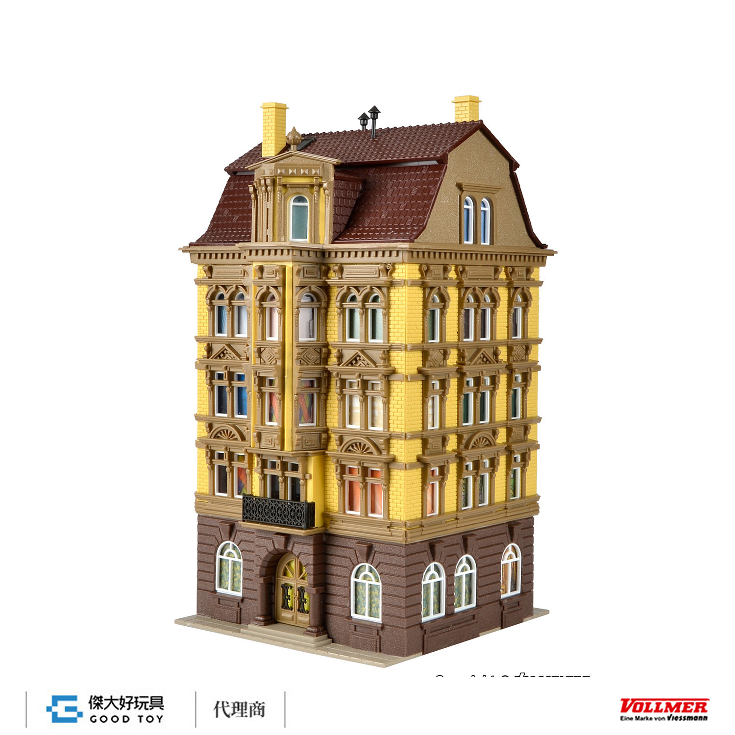 Vollmer 43813 HO House Schlossallee 3