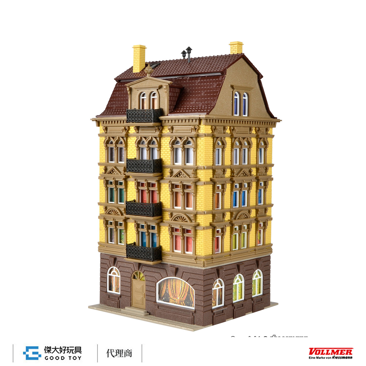 Vollmer 43813 HO House Schlossallee 3