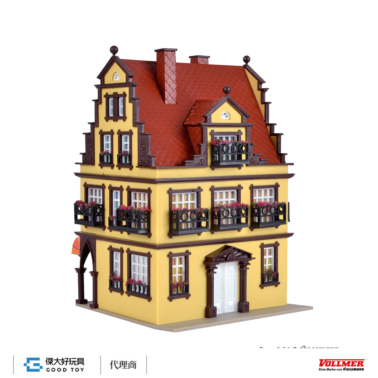 Vollmer 43840 HO HO Jeweller shop with interior and LED lighting