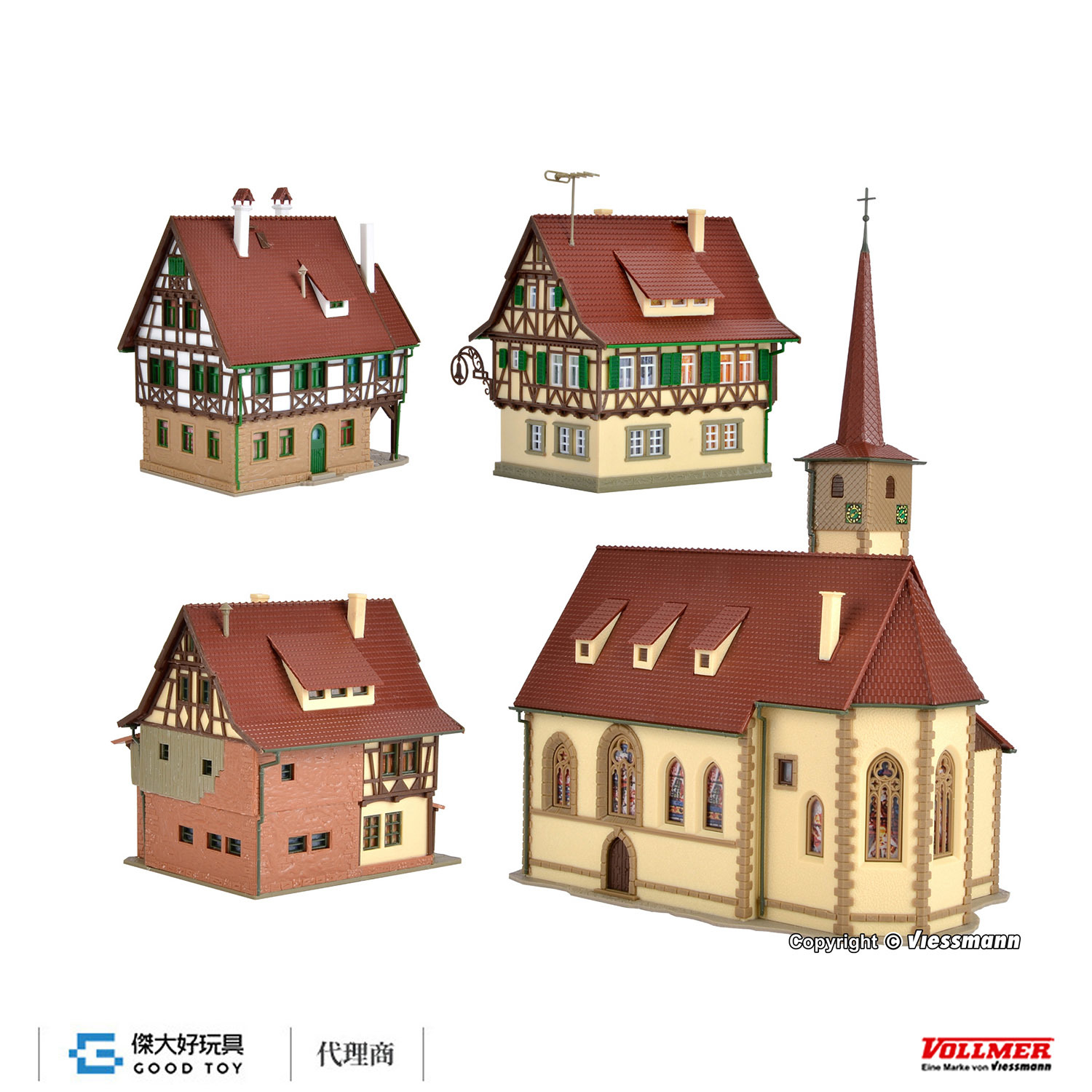 Vollmer 47734 N Half-timbered village