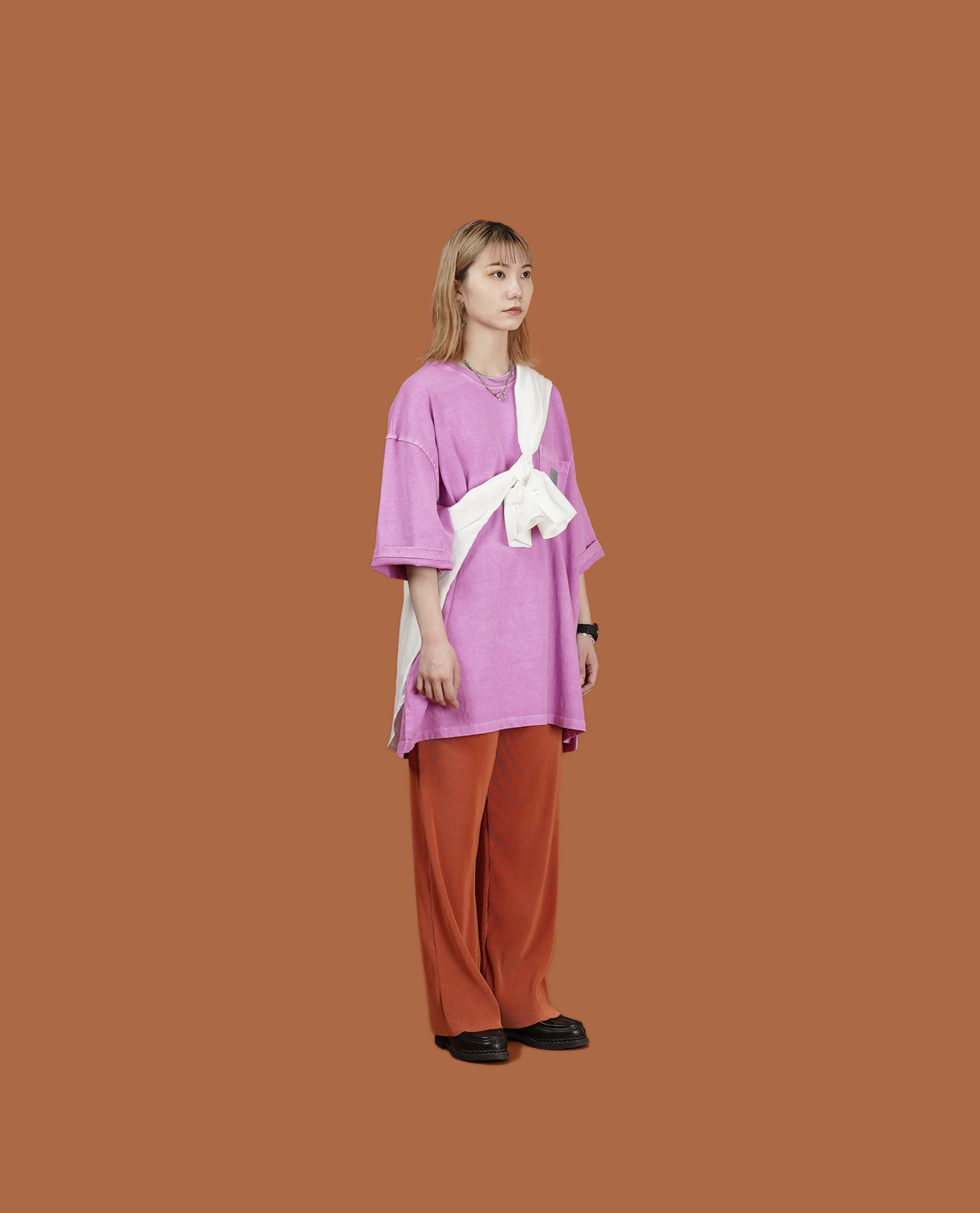 O.POism 歐波医生水洗方塊Logo口袋t