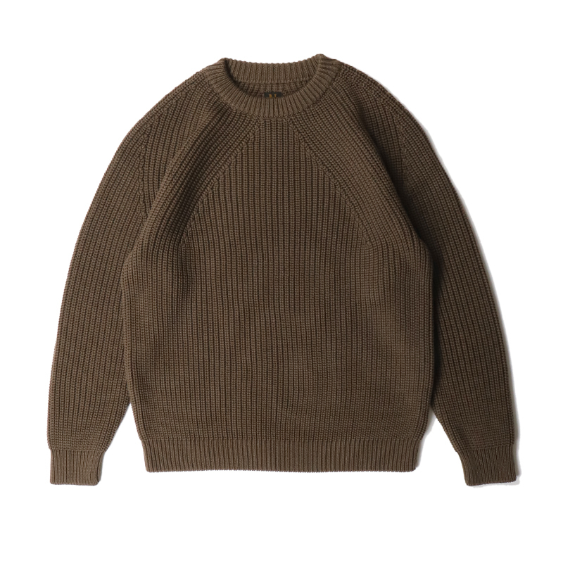 Batoner Signature Signature Crew Neck Brown