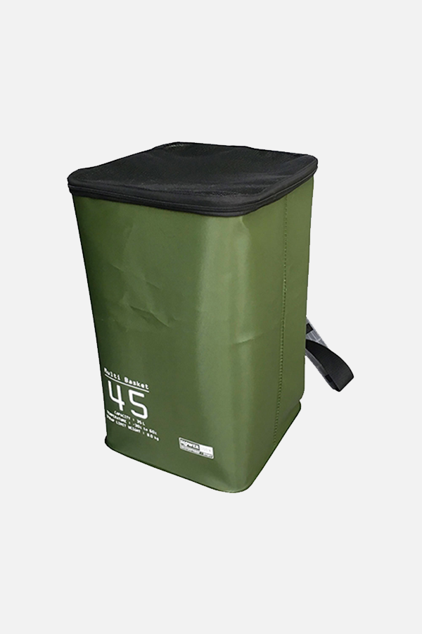 SLOWER 防水摺疊收納籃 軍綠35L