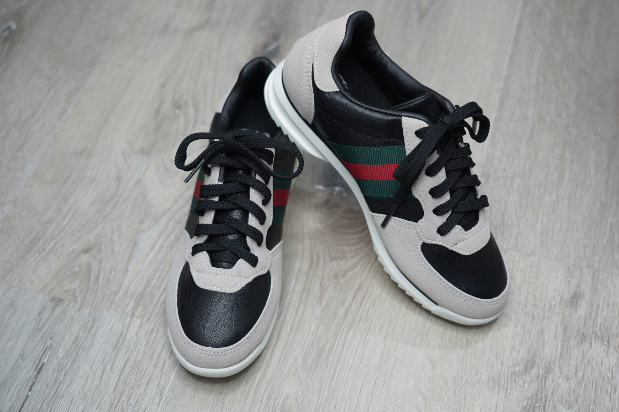 拼牛皮款鞋(88023)