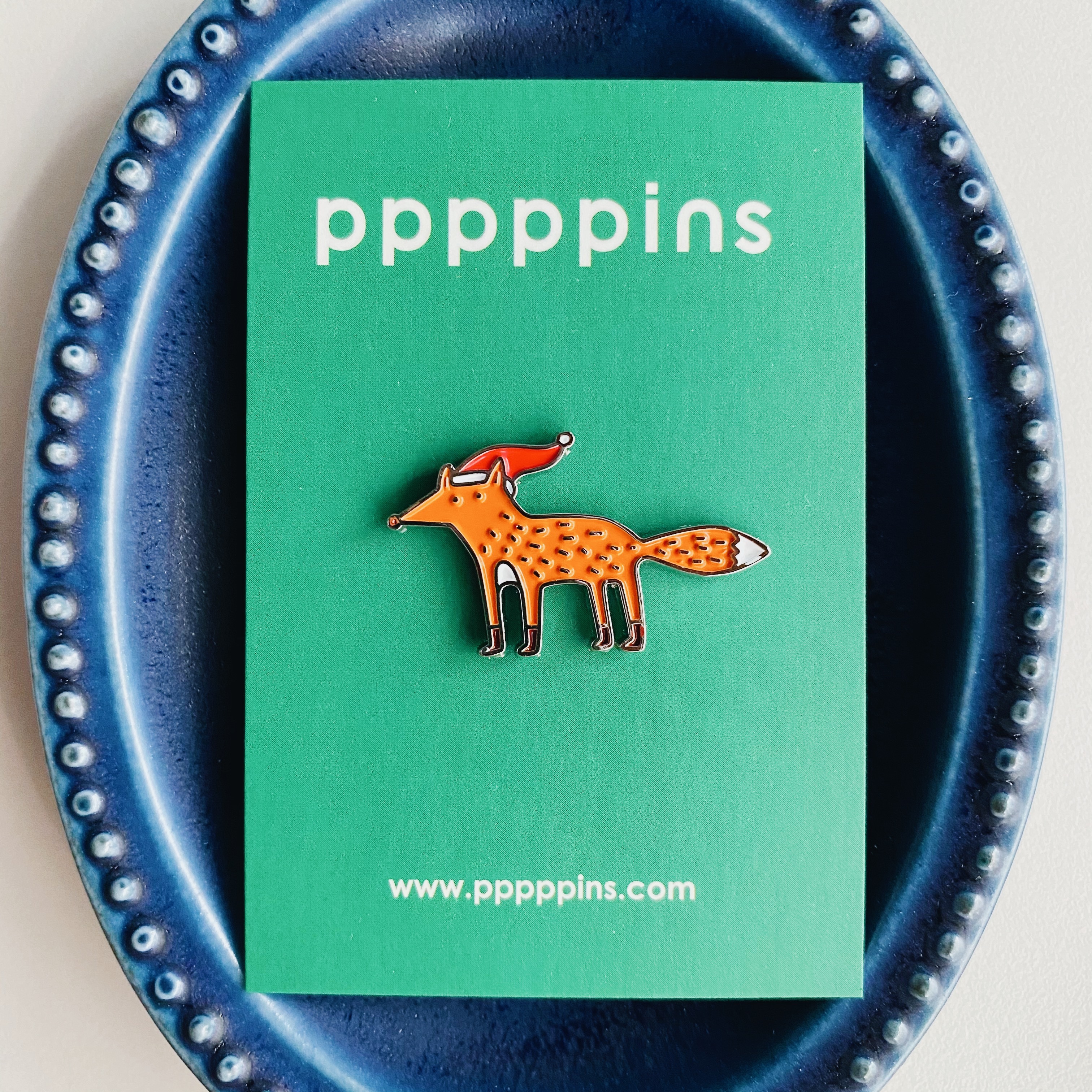 小狐狸 琺瑯別針 胸章｜pppppins