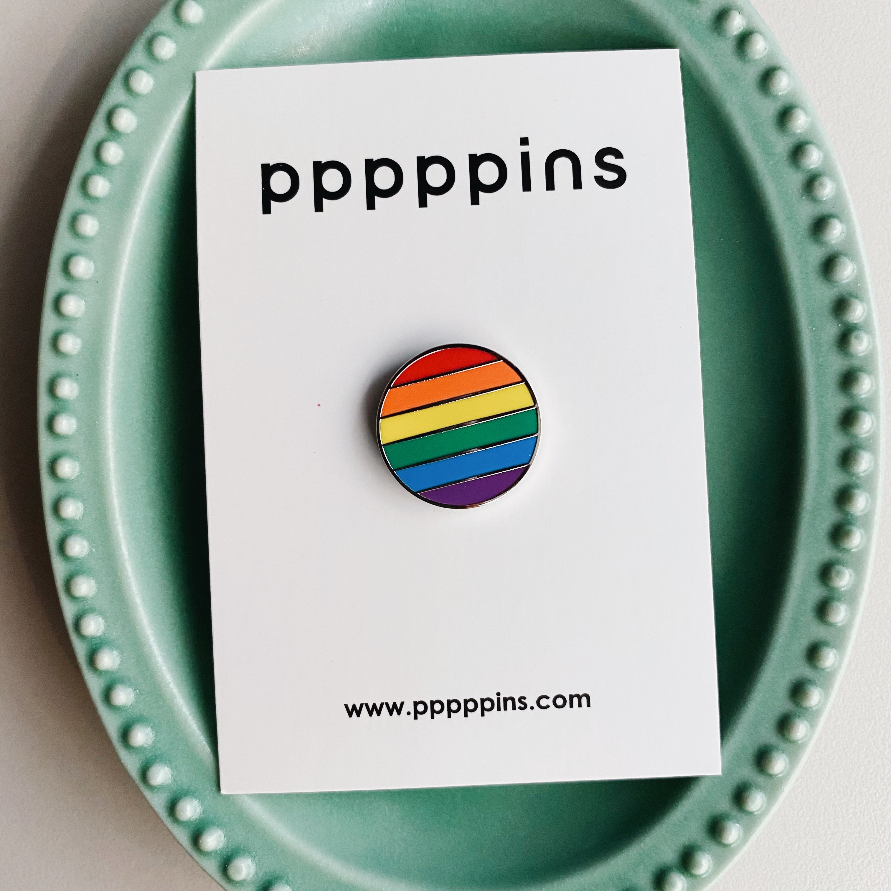 彩虹 琺瑯別針 胸章｜pppppins