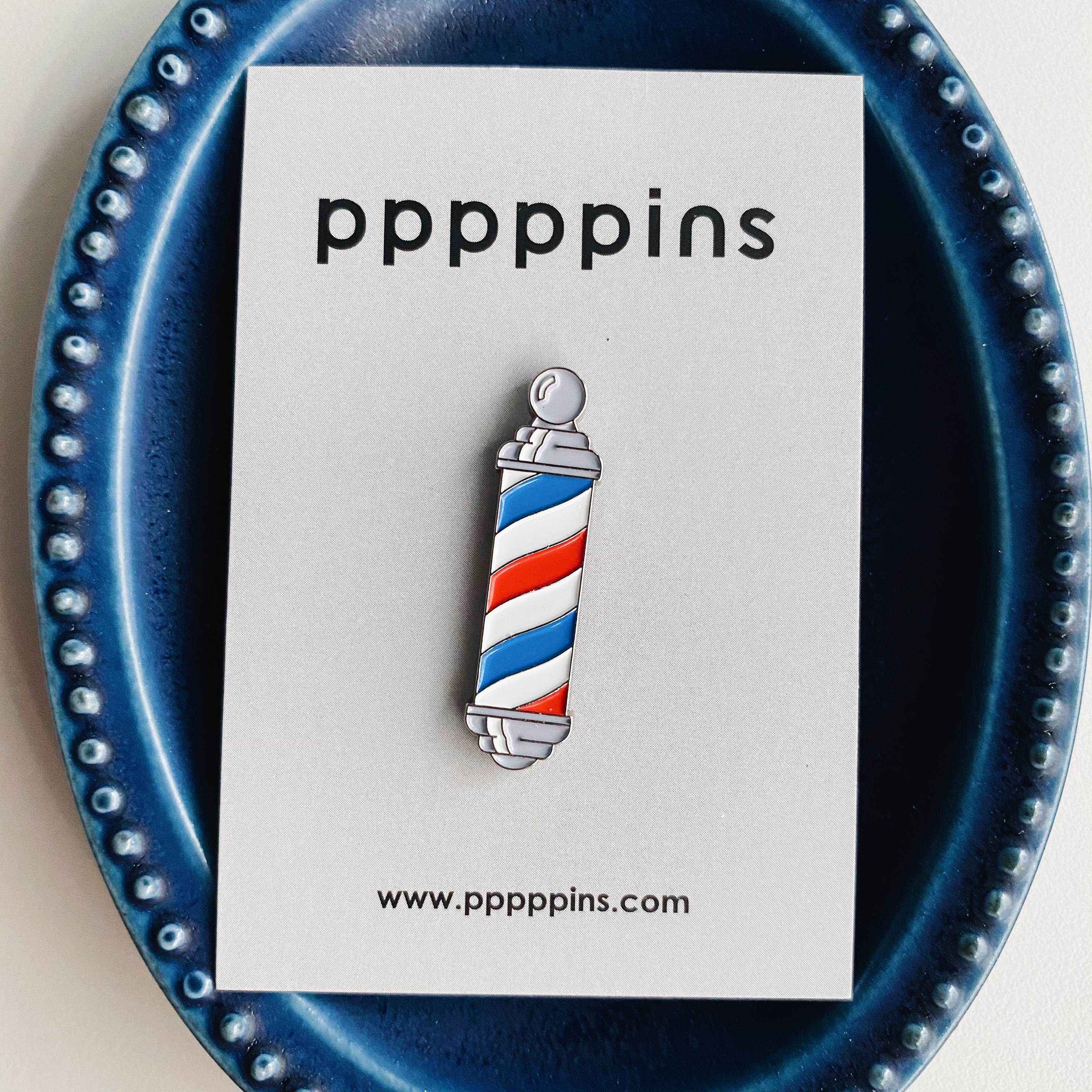 理髮廳 琺瑯別針 胸章｜pppppins