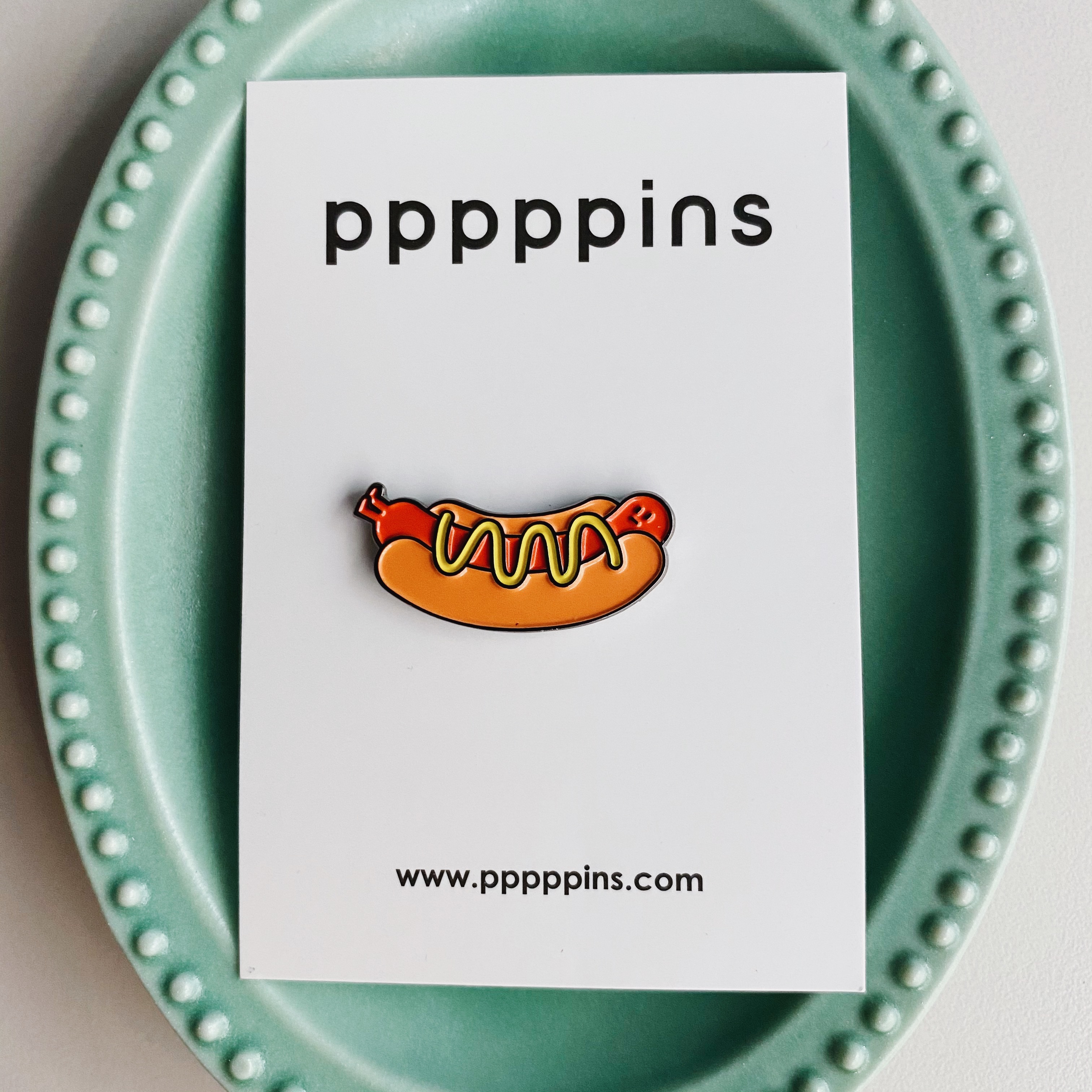 熱狗 琺瑯別針 胸章｜pppppins