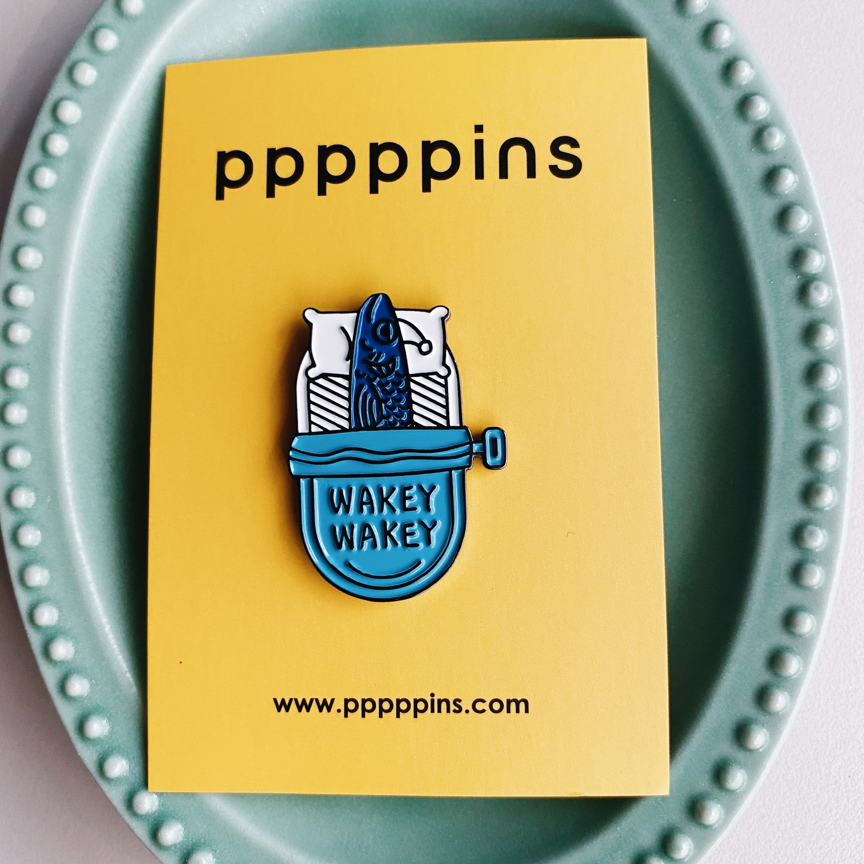 鹹魚 琺瑯別針 胸章｜pppppins