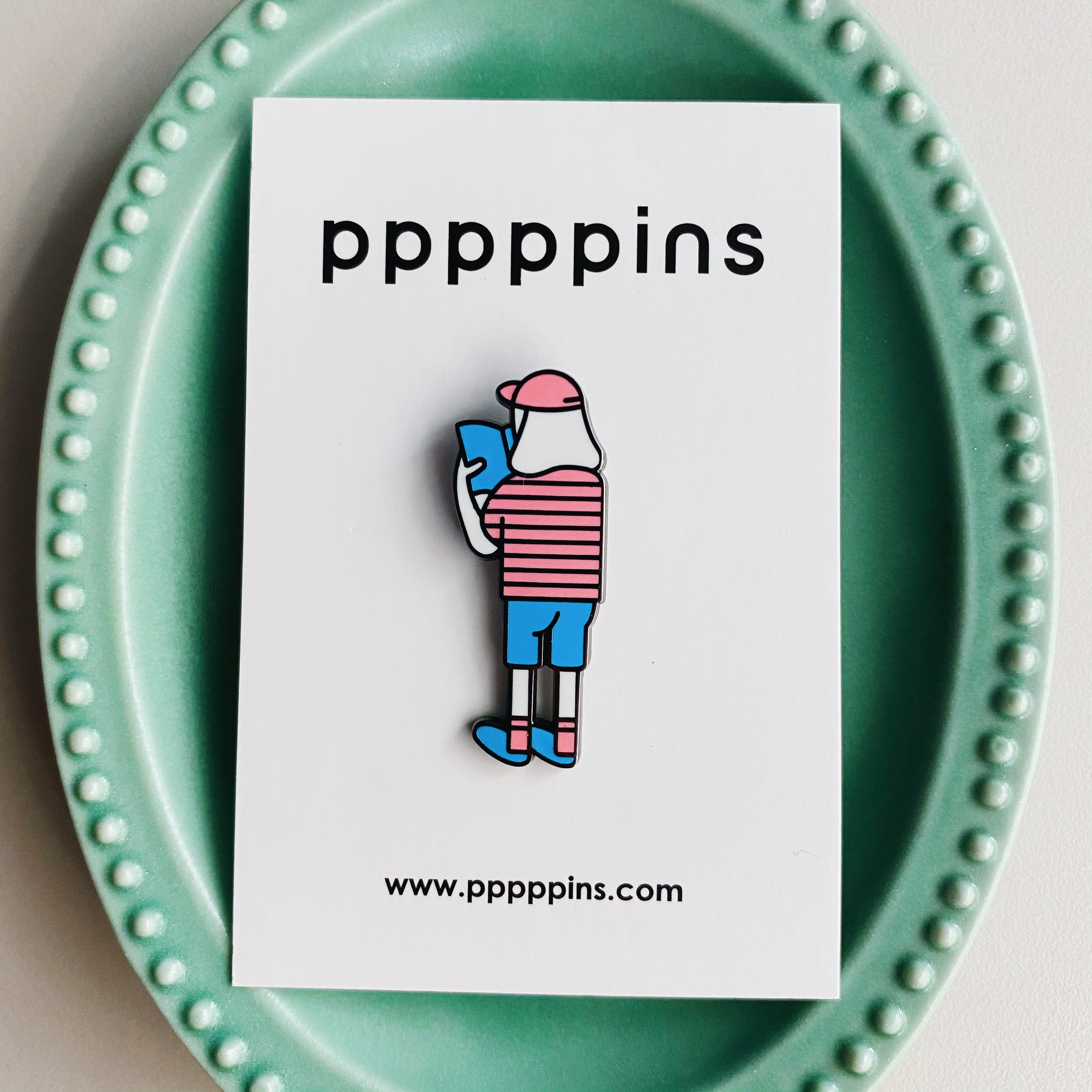 柯林 男孩 琺瑯別針 胸章｜pppppins