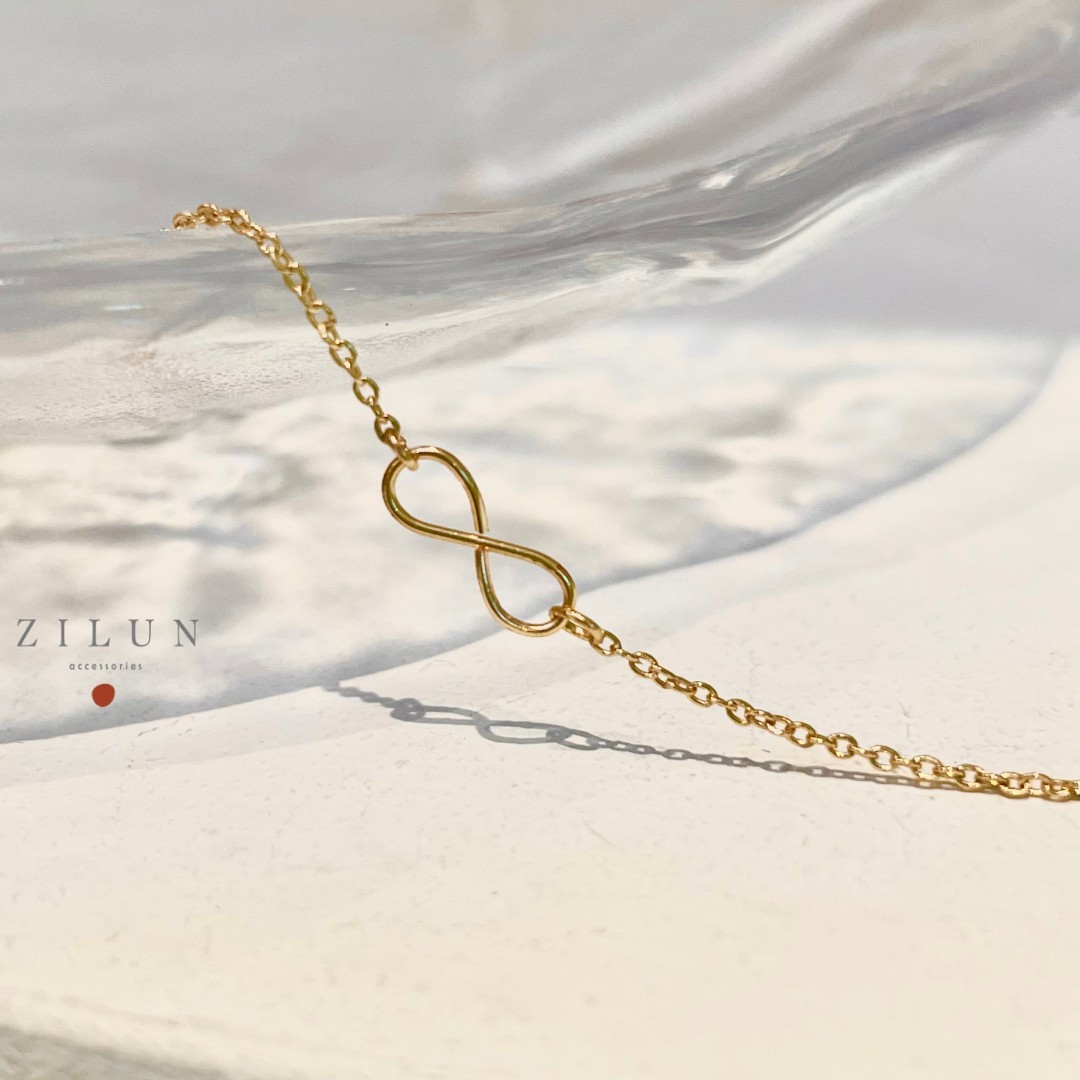 │簡約│迷你無限 • 高質感極細 • 手鍊 • 美國14K注金 • 14kgf