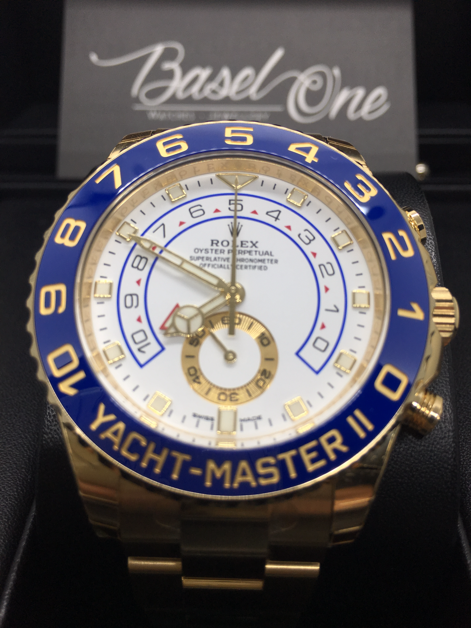 ROLEX 116688 YACHT MASTER 2 YELLOW FULL GOLD 44mm
