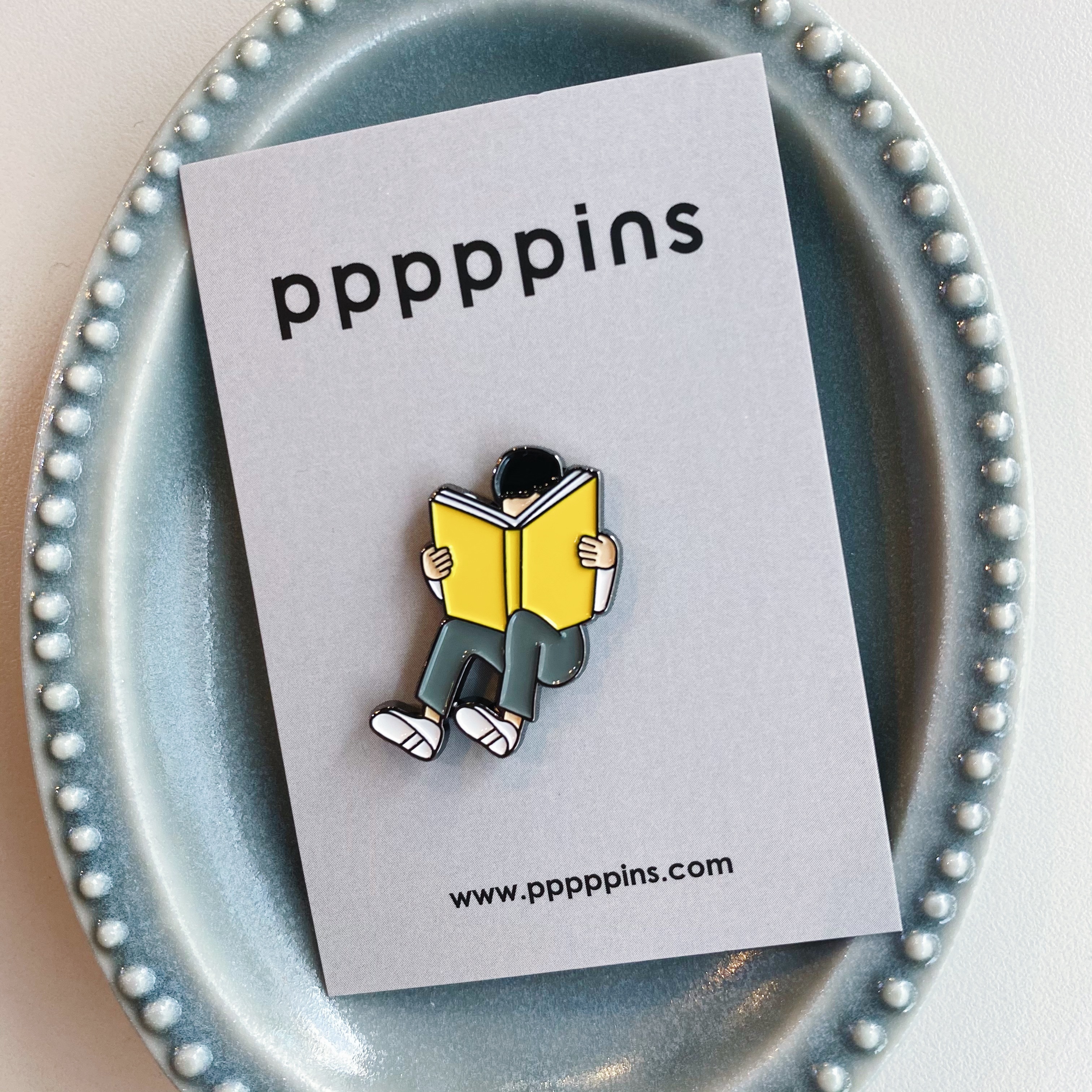 讀書人 琺瑯別針 胸章｜pppppins