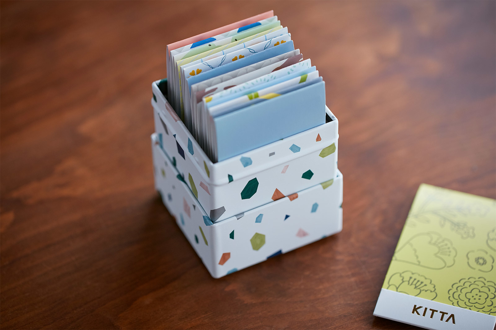 KITTA 收納罐 洗石子｜KING JIM 日本