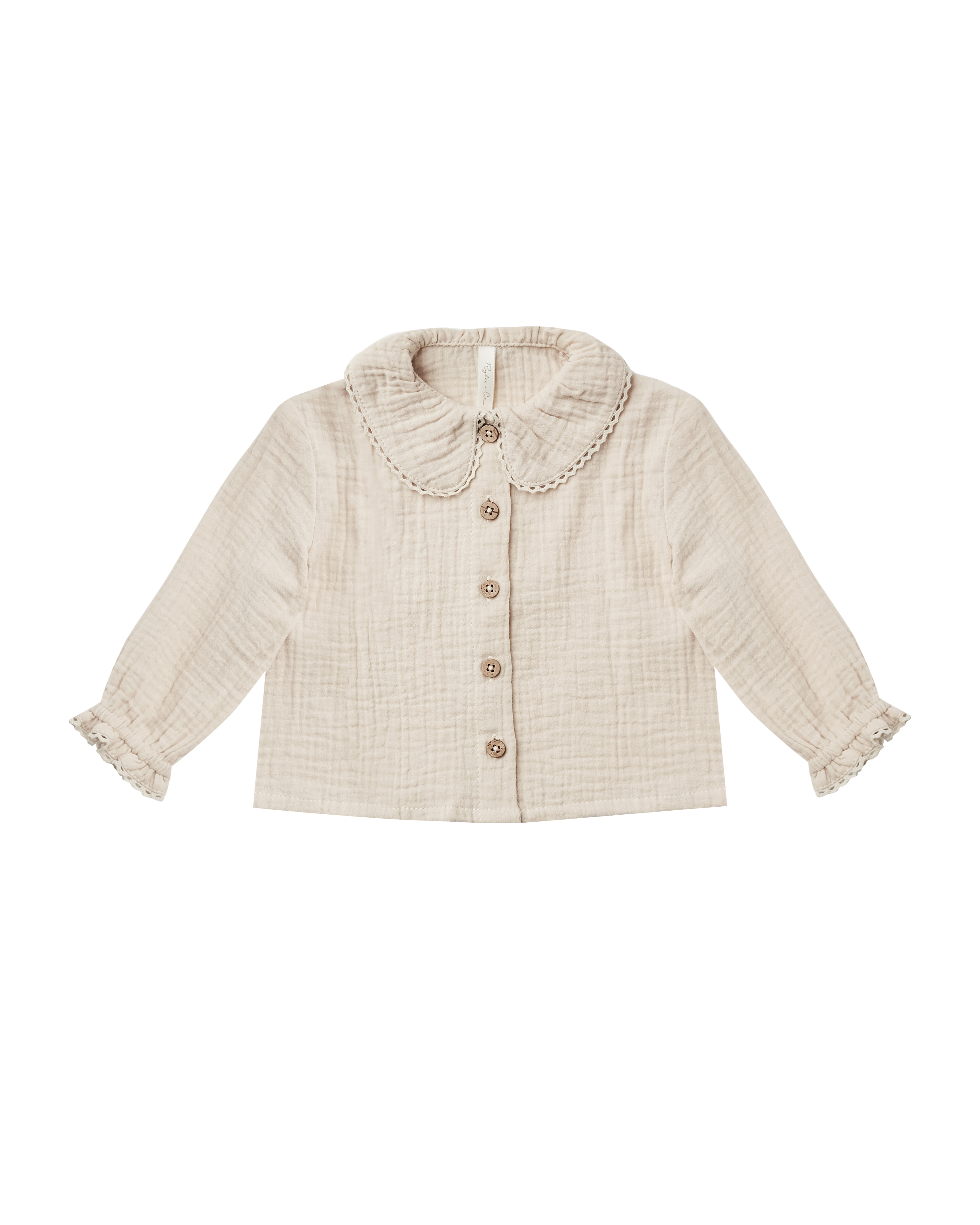 RYLEE AND CRU - Oversized Collar Blouse（Stone）