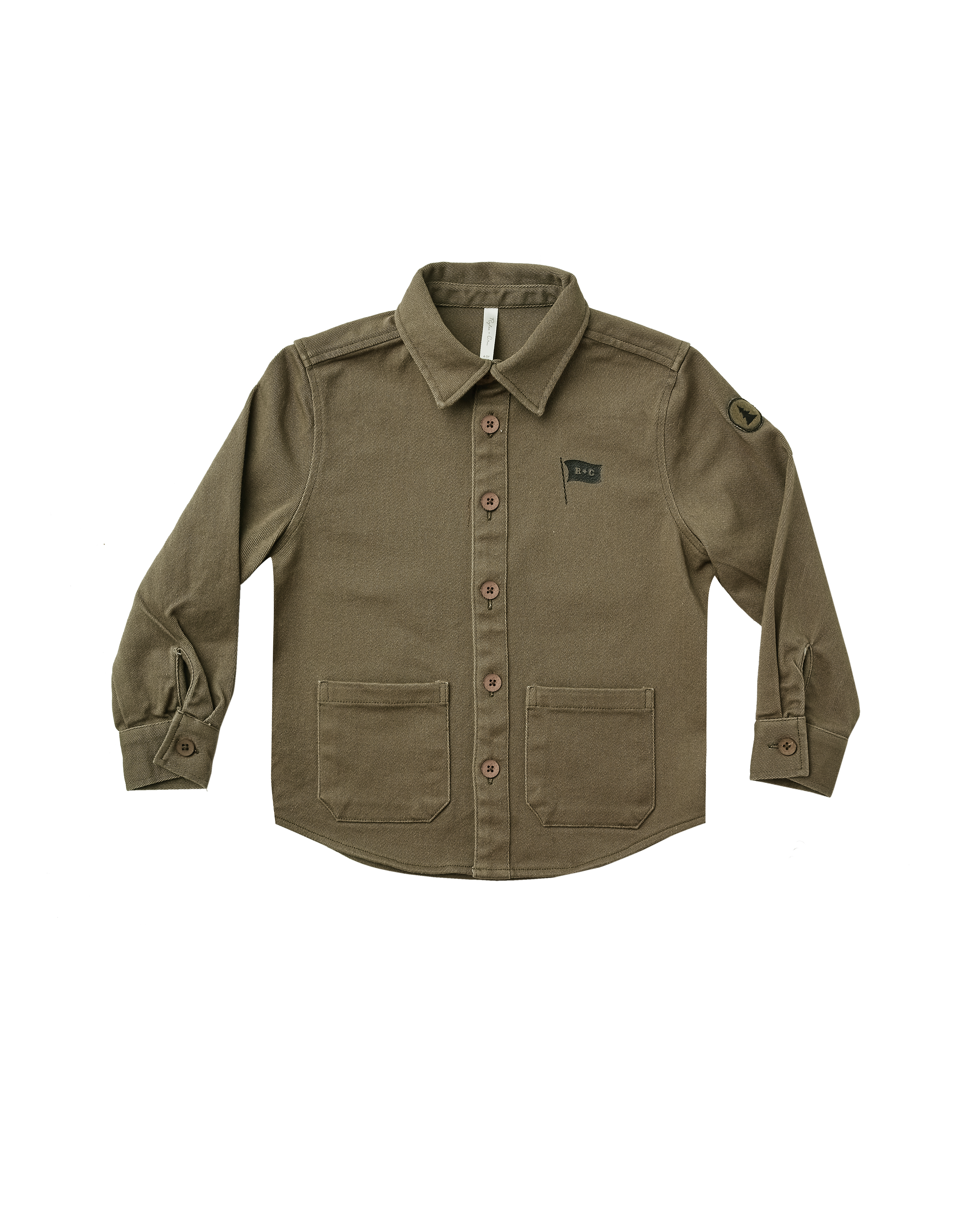 RYLEE AND CRU - Collared Shirt（Olive）