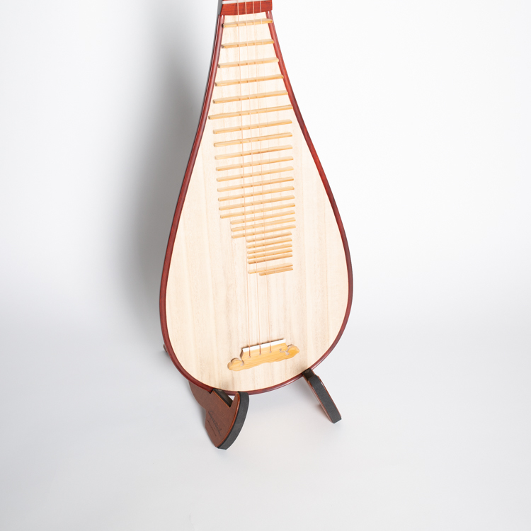 曹衛東上漆紅花梨琵琶