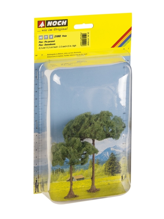 Noch 21992 HO規 石松 2棵 8.5 11.5cm