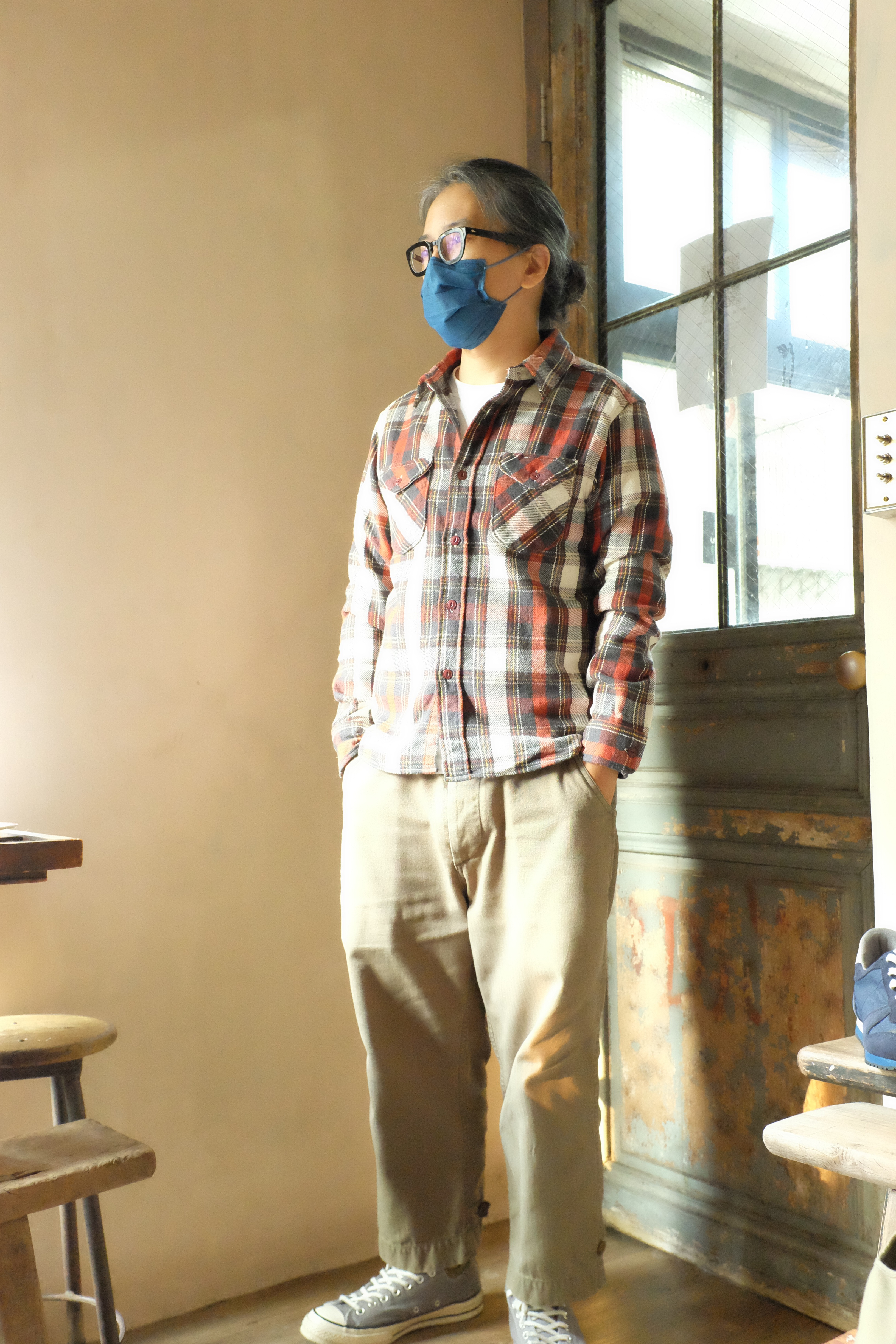 UES 法蘭絨襯衫 RED