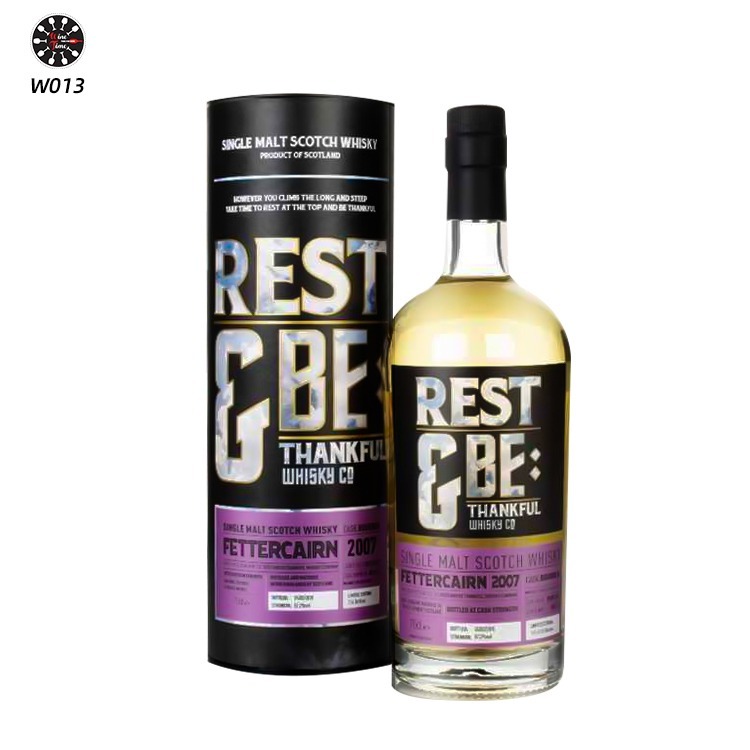 Fettercairn 12 Year Old Sigle Malt 2007 (Single Cask) - Rest & Be Thankful|Single Cask Whisky 不兌水原桶威士忌|全蘇格蘭最獨特的「天使瀑布蒸餾法」