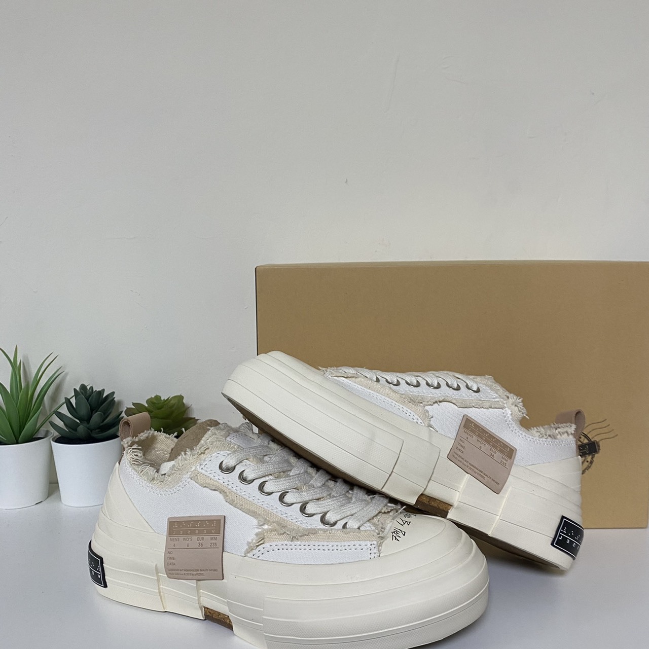 xVESSEL G.O.P. Lows White 吳建豪 結構鞋 基本款 全白 限量配色