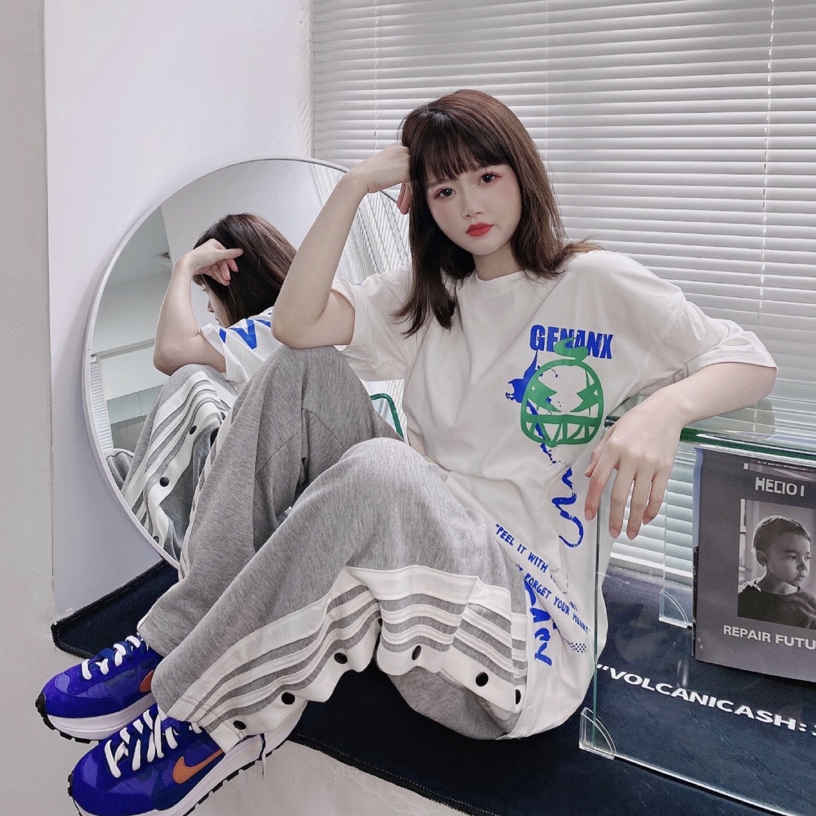 Nike x Sacai VaporWaffle 聯名 麂皮 拼接 解構 紫色 DD1875-500