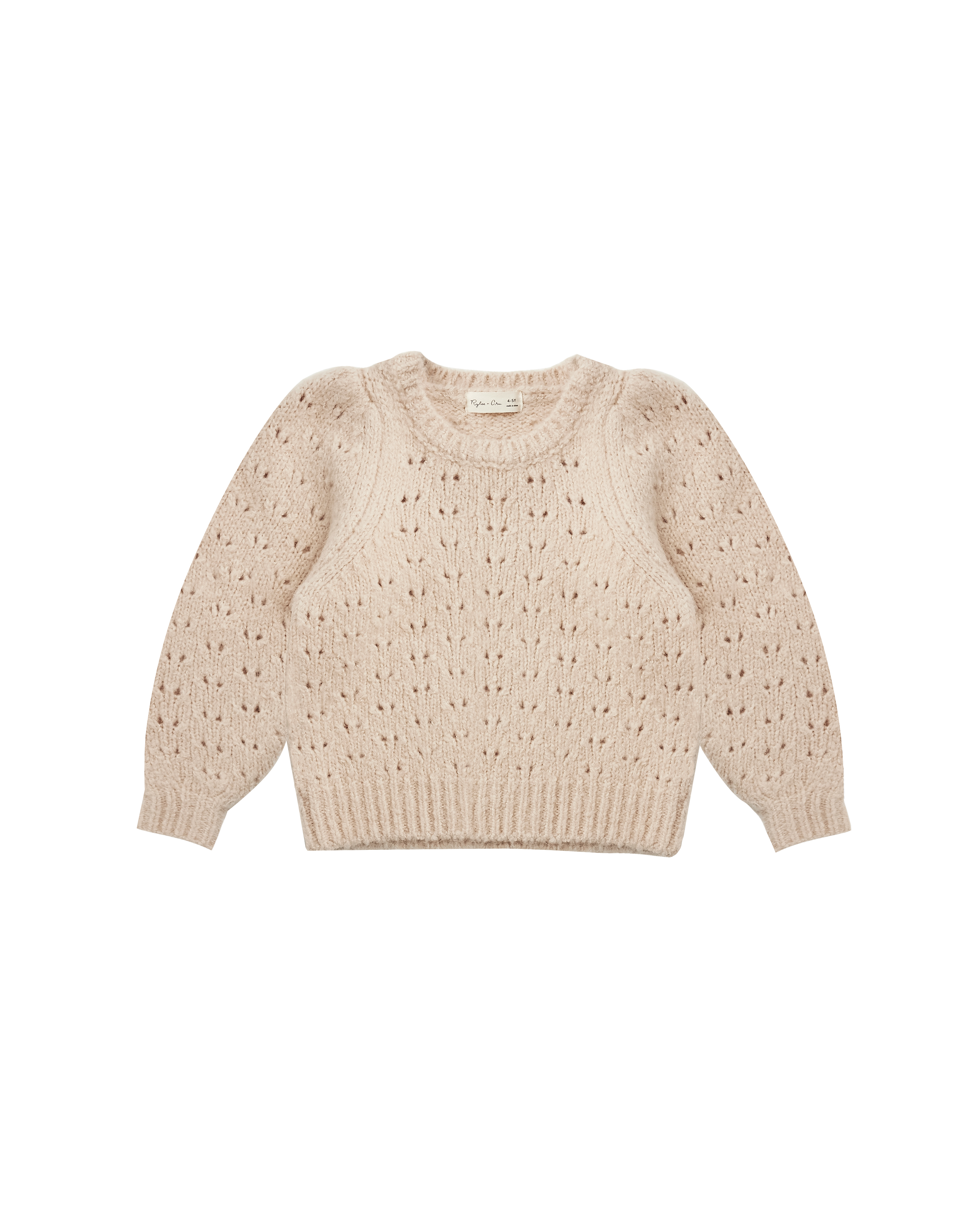 RYLEE AND CRU - Balloon Sweater（Beige）