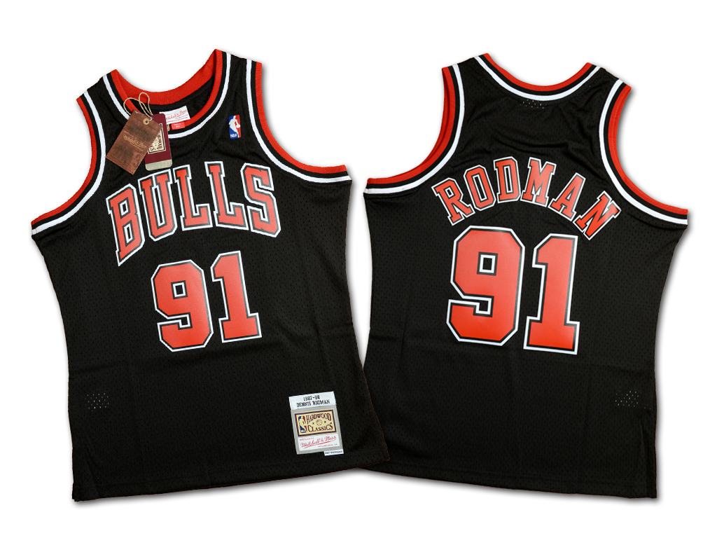 Mitchell & Ness 芝加哥公牛隊 Dennis Rodman 1997-1998 復刻 Swingman 球衣